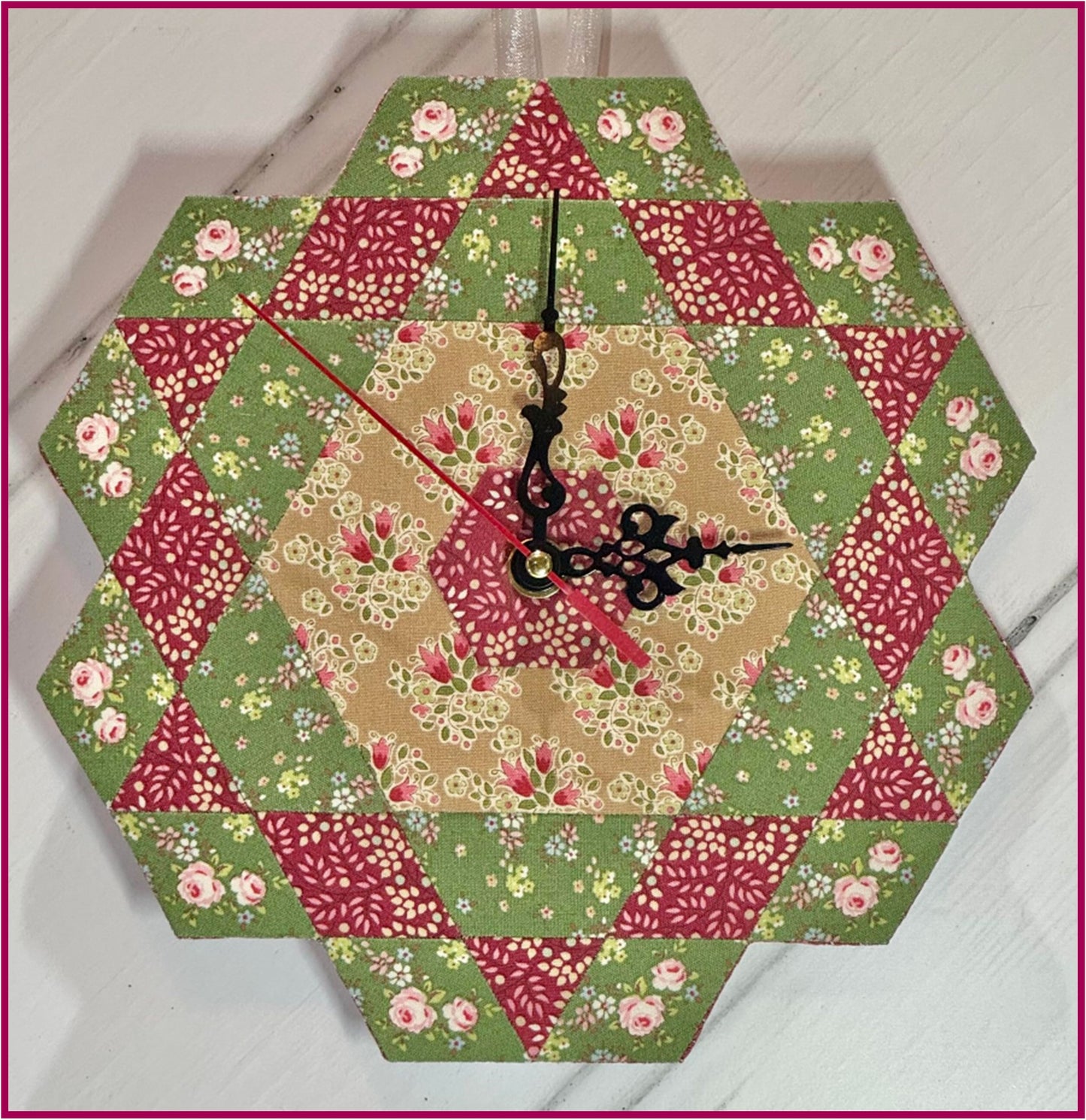 Field of Flowers Wall Clock