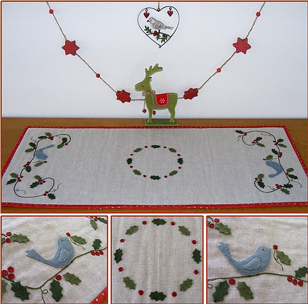 Holly Berry Bluebird
