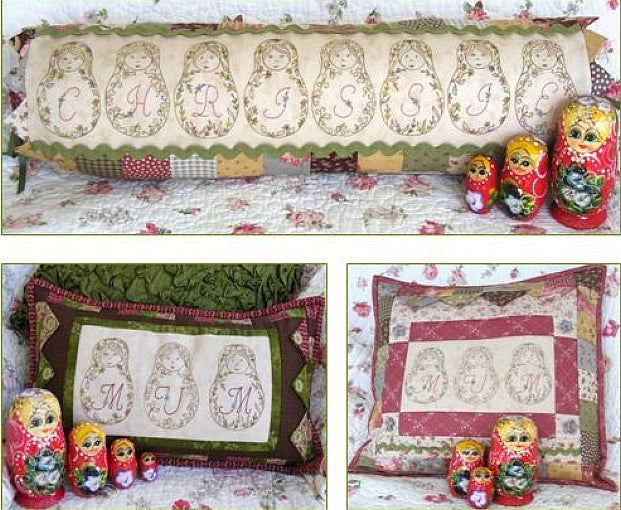 Matryoshka Maidens - Cushion Set