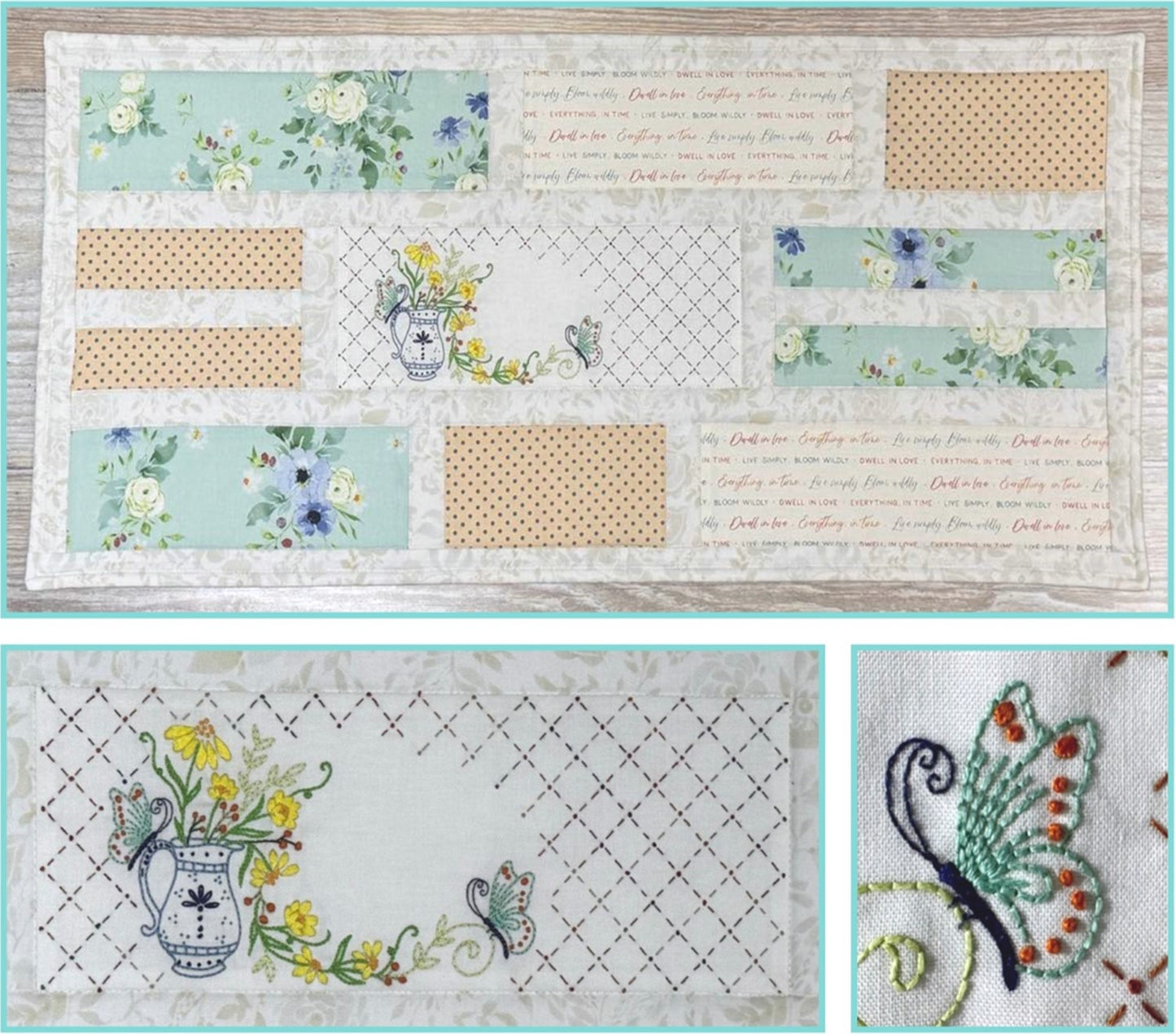 Say It With Flowers Table Runner