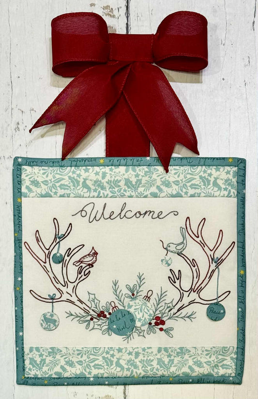 Christmas Welcome Sign