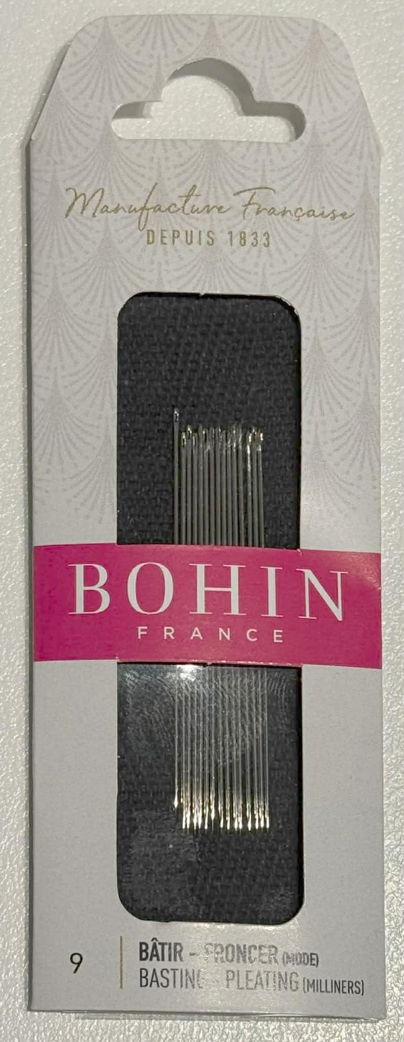 Basting/Pleating Milliners Needles - Size 9