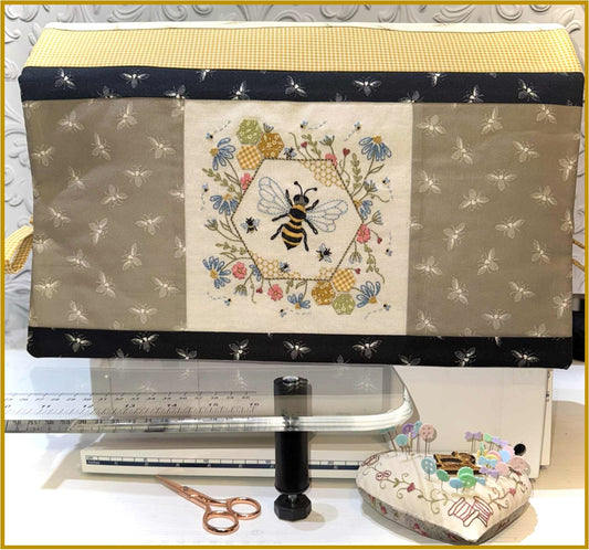 Honey Bee Sewing Machine Dust Cover