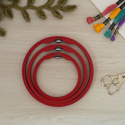 Hoop and Layer Embroidery Hoops - Round 150mm