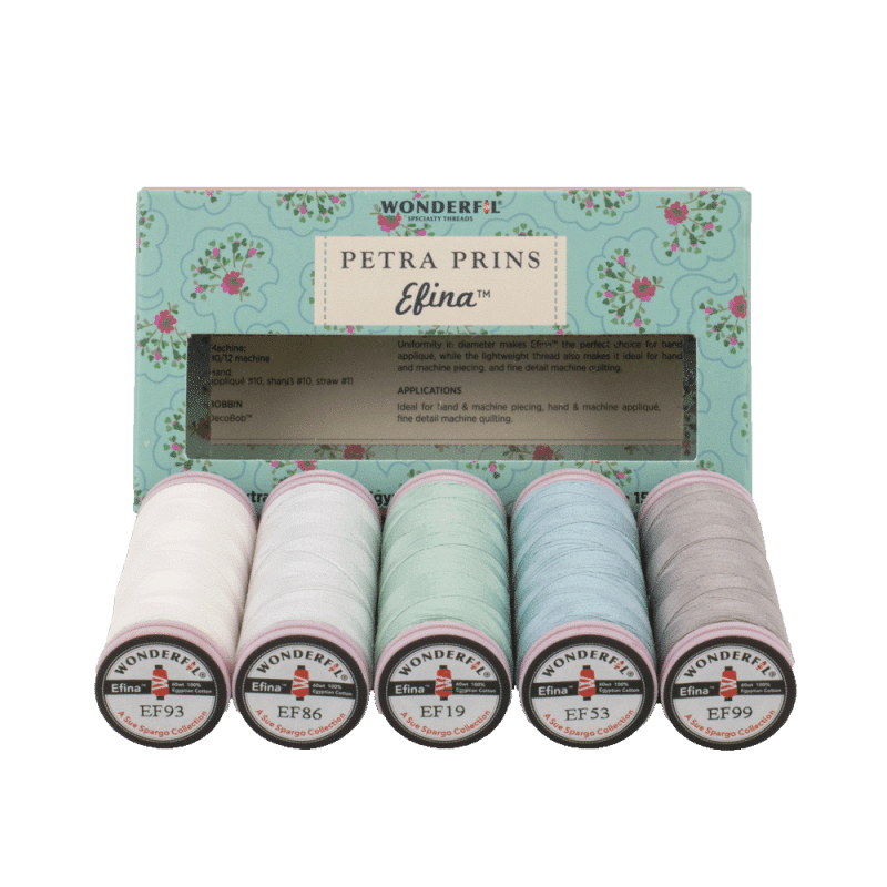 WonderFil - Efina 60wt Cotton - Petra Prins Packs