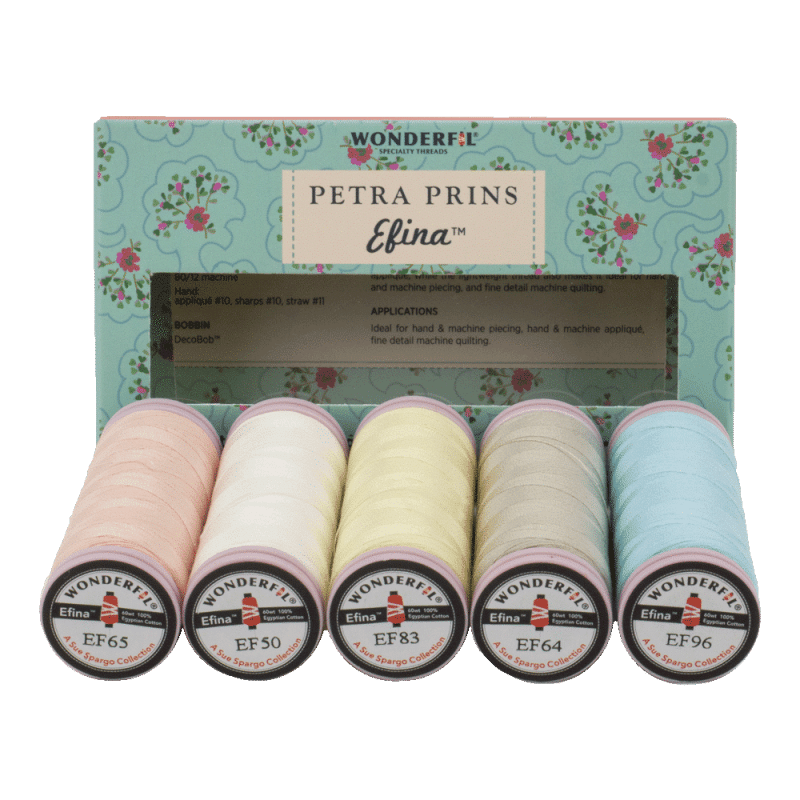 WonderFil - Efina 60wt Cotton - Petra Prins Packs