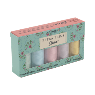 WonderFil - Efina 60wt Cotton - Petra Prins Packs